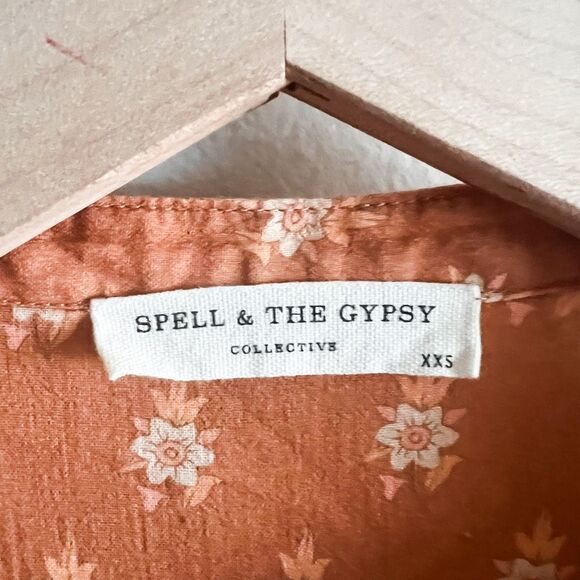 Spell &The Gypsy Utopia Short Sleeve Dress Size XXS - Picture 8 of 9